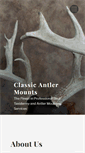 Mobile Screenshot of classicantlermounts.com