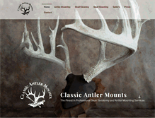 Tablet Screenshot of classicantlermounts.com